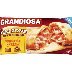 Calzone Ost og Skinke