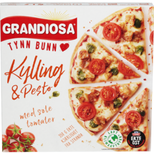 Tynn Bunn Kylling og Pesto