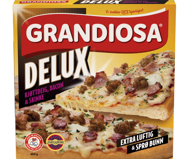 Grandiosa Delux Kjøttdeig, Bacon & Skinke